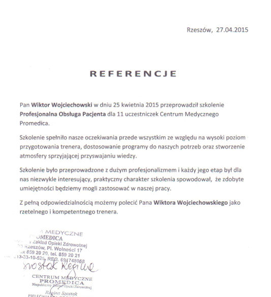 referencje promedica 533x585 - Referencje Promedica